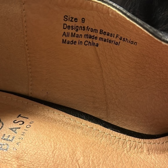 BEAST Fashion Black flats size 9 - Picture 5 of 8